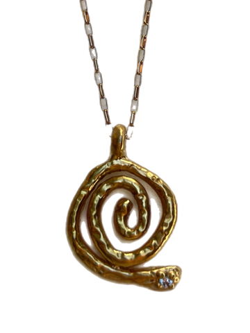 Gold Spiral Artifact